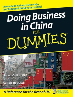 cover image of Doing Business in China For Dummies